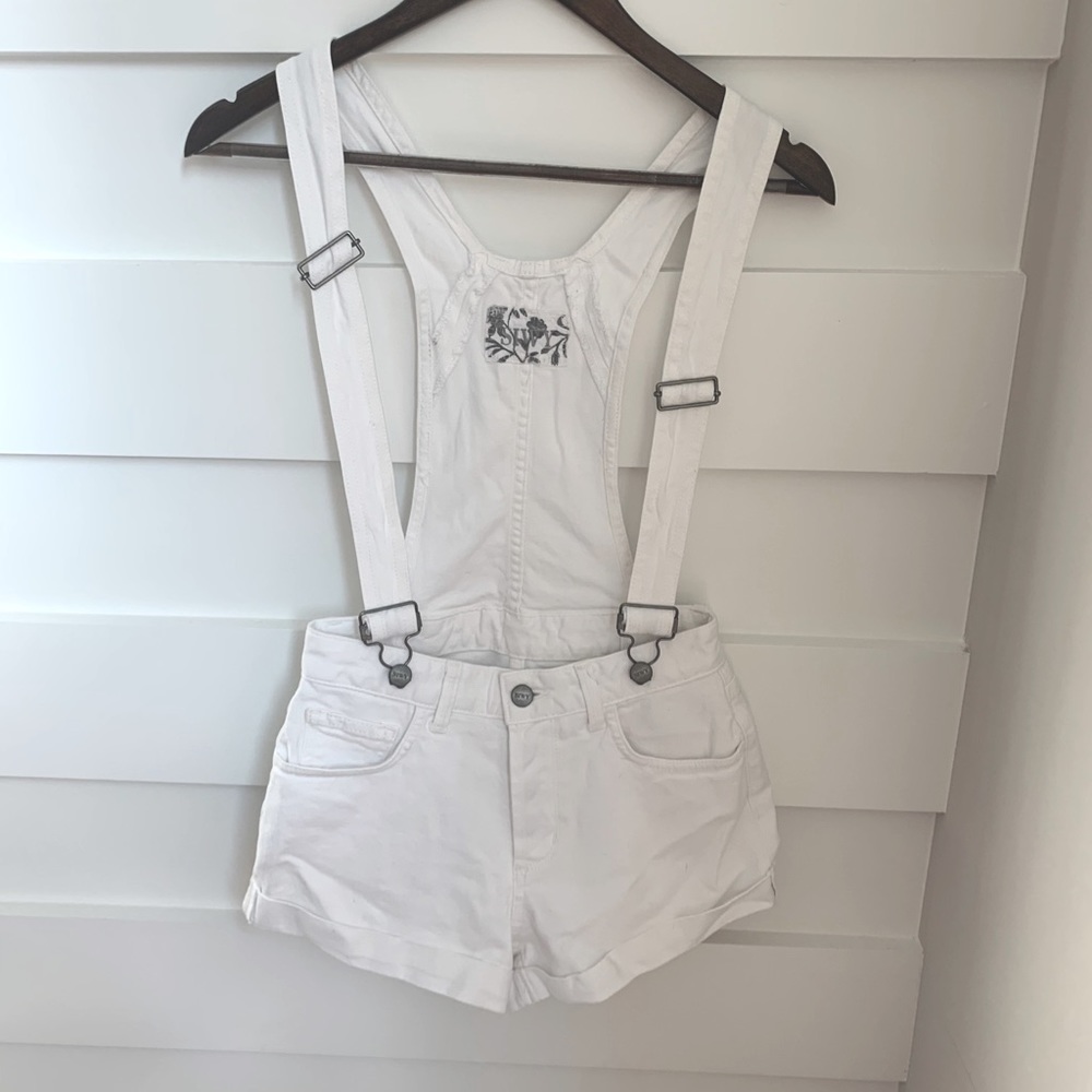 SIWY- White Denim Overalls
